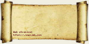 Jabuka Tošović vizit kartica